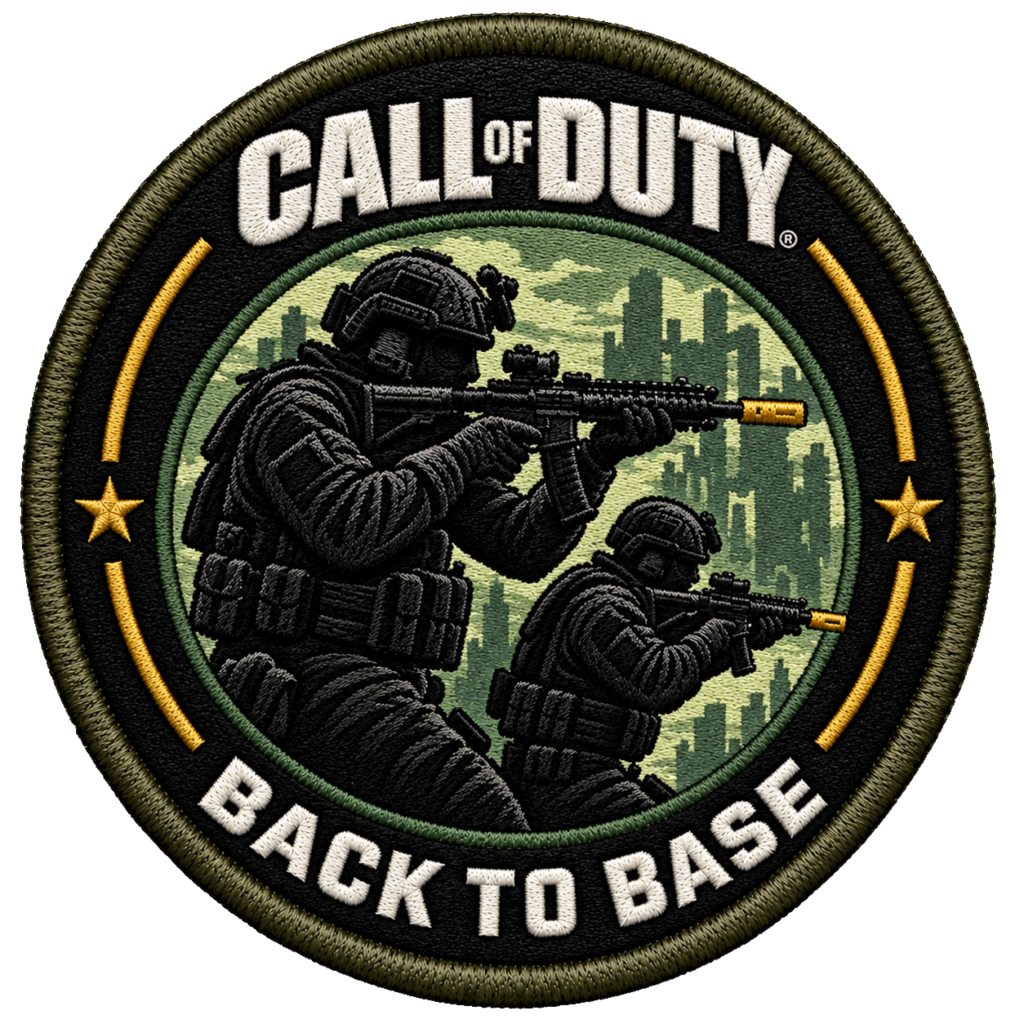 Call of Duty Back to Base embroidered logo